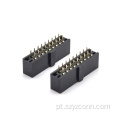 Conector de cabeçalho fêmea de 2,54 mm reto 22P
